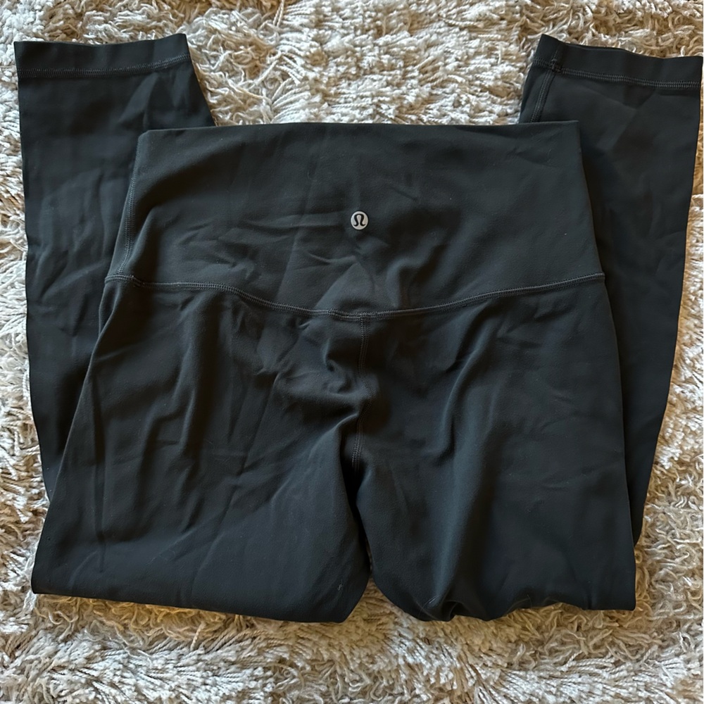 Lululemon Align Dark Grey Cropped Leggings